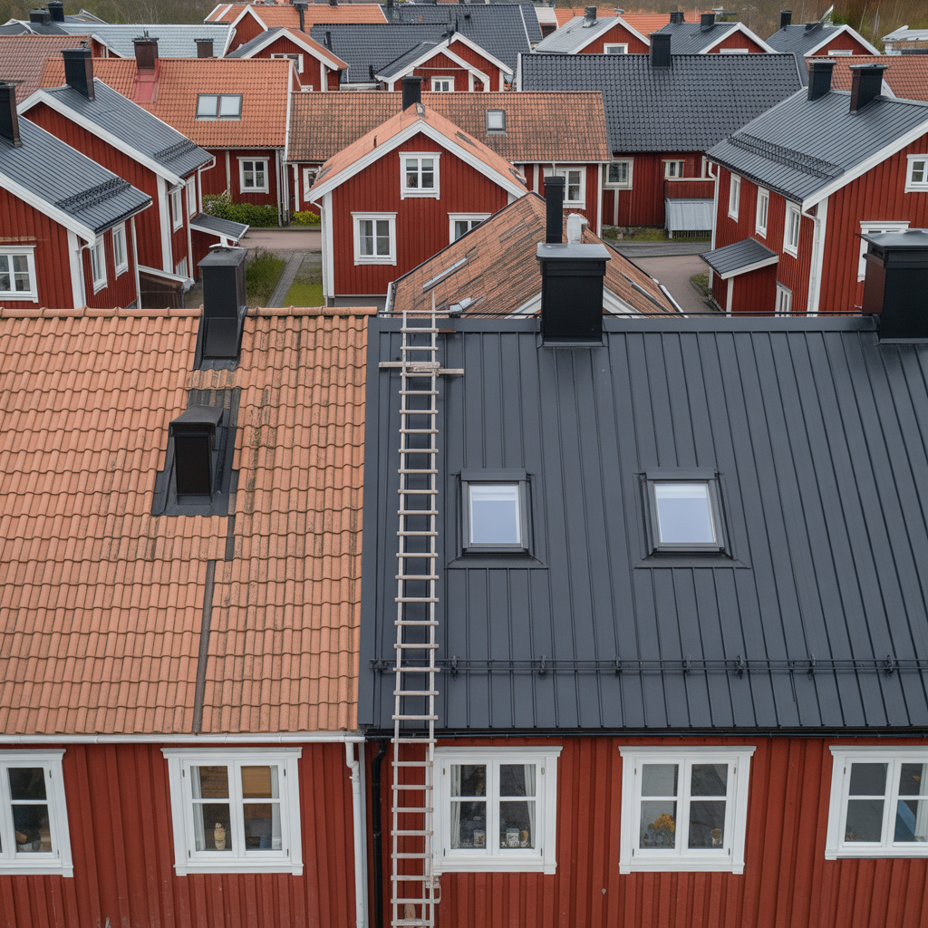 besikta taket sjalv checklista for tegel och plattak